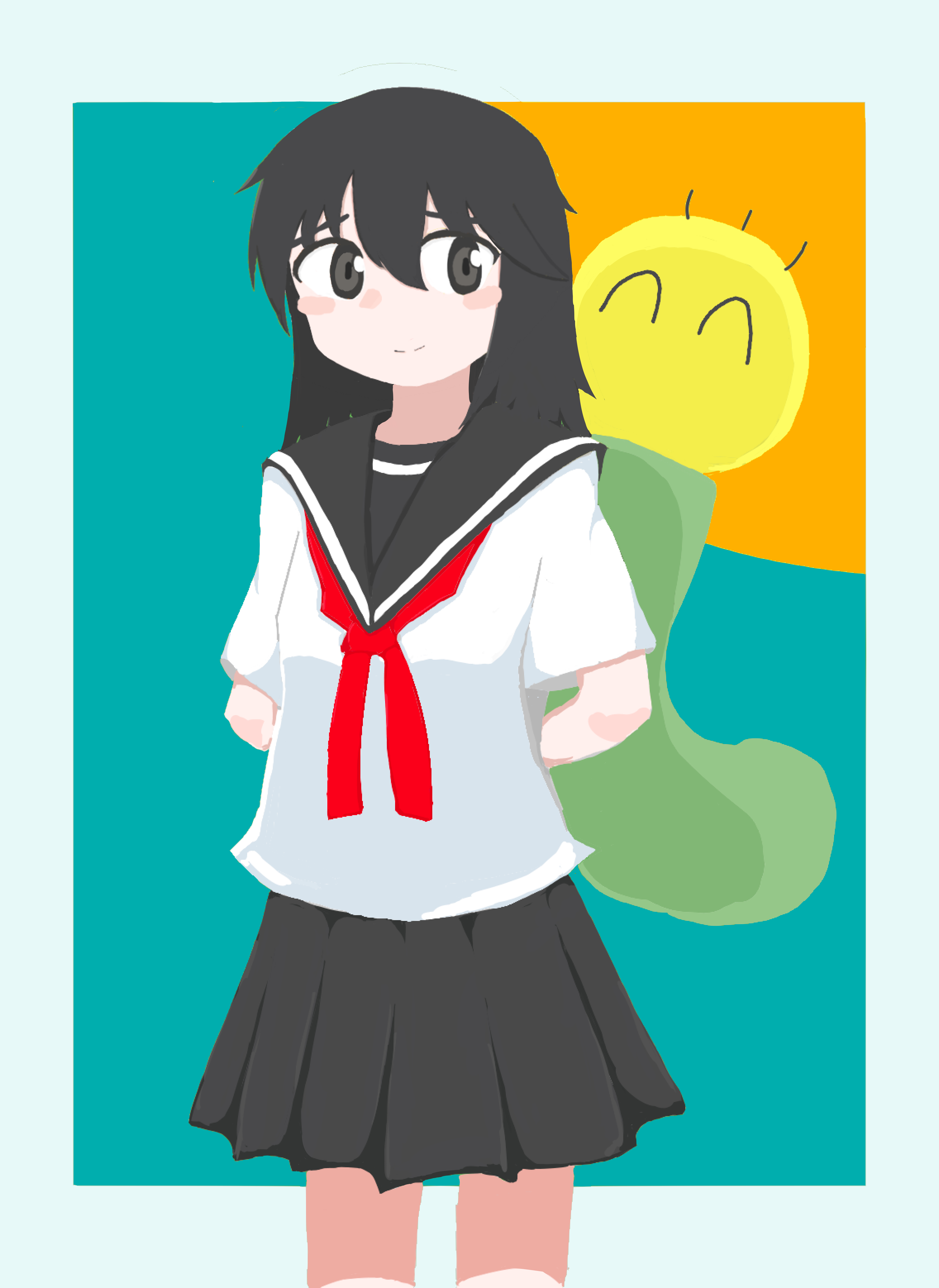 ニャッキと女の子